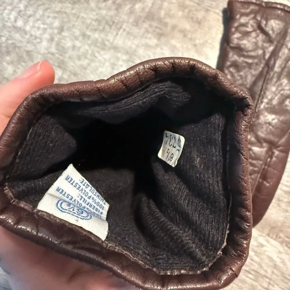 Vintage brown leather